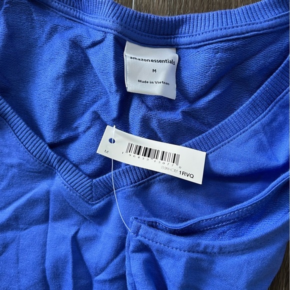 Amazon Essentials  - Women's Studio Terry Fleece Romper - Blue - Medium​​​​ - Picture 6 of 6